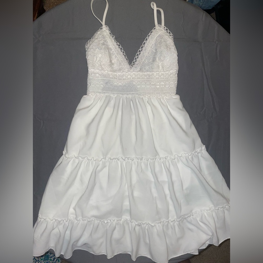 White Lacy Sundress